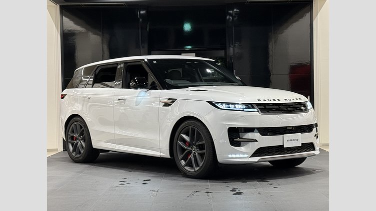 2024 認定中古車 Land Rover Range Rover Sport オストゥーニパールホワイト D300マイルドハイブリッド スタンダードホイールベース Dynamic SE