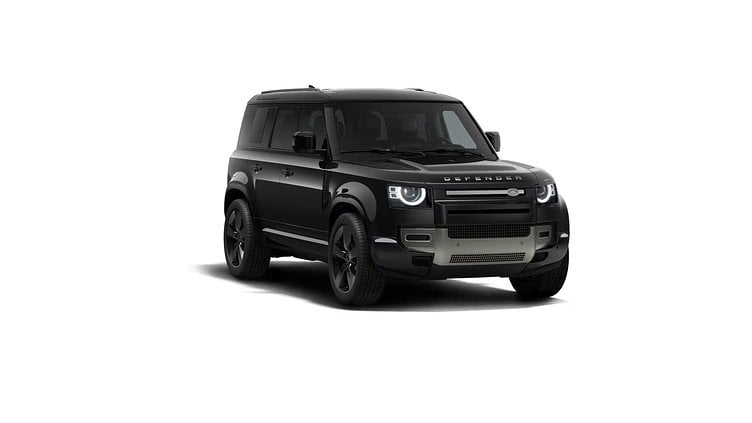 2024 Nou Land Rover Defender 110 Santorini Black D300 diesel Mild Hybrid X-Dynamic HSE