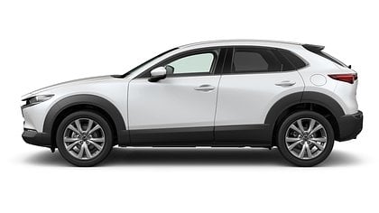 2025 NAUJI AUTOMOBILIAI Mazda CX-30 Snowflake White Pearl 2.5 M Hybrid e-Skyactiv G AT Takumi (2)