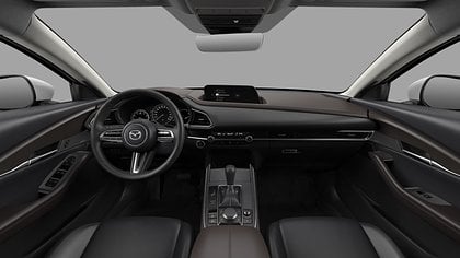 2025 NAUJI AUTOMOBILIAI Mazda CX-30 Snowflake White Pearl 2.5 M Hybrid e-Skyactiv G AT Takumi (5)