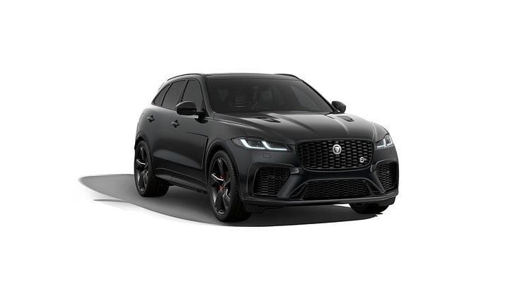 2025 New Jaguar F-Pace Ligurian Black in Satin finish P575 PETROL SVR 575 EDITION