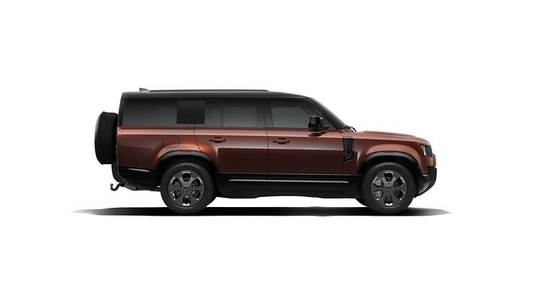 2025 Nowy Land Rover Defender 130 Sedona Red D300 X-Dynamic HSE