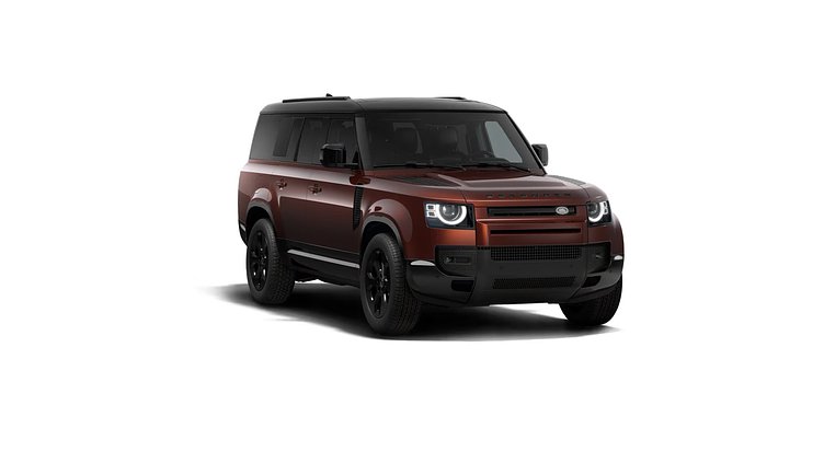 2025 Nowy Land Rover Defender 130 Sedona Red D300 X-Dynamic HSE