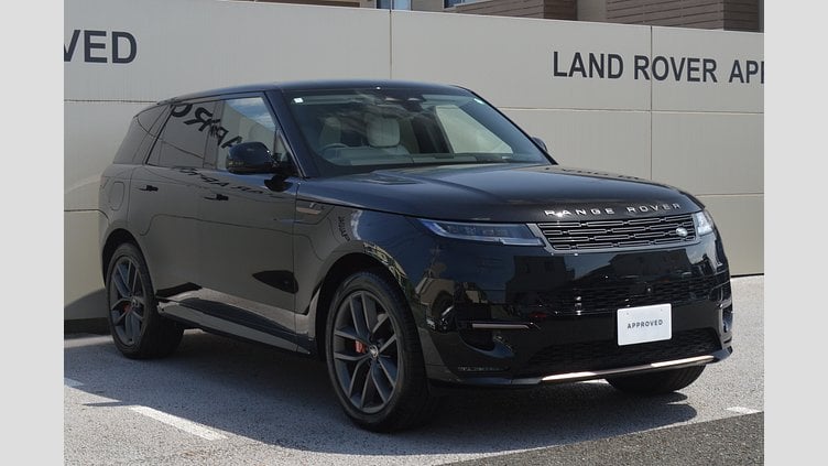 2024 認定中古車 Land Rover Range Rover Sport サントリーニブラック D300マイルドハイブリッド スタンダードホイールベース Dynamic SE