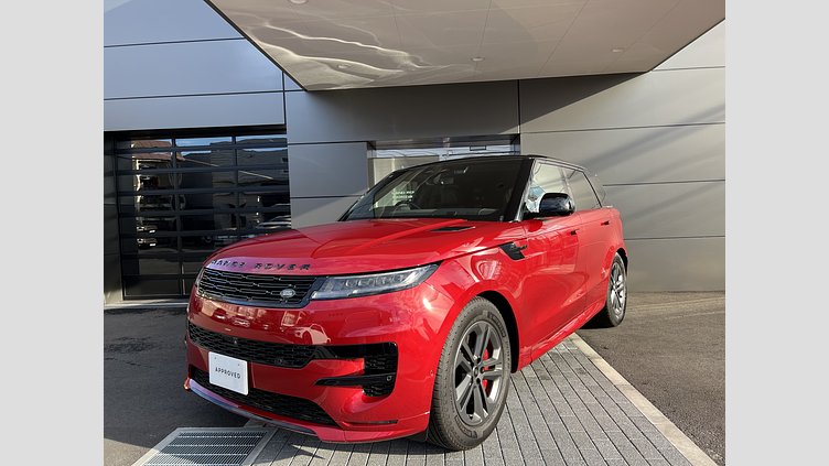 2024 認定中古車 Land Rover Range Rover Sport フィレンツェレッド D300マイルドハイブリッド スタンダードホイールベース Dynamic SE