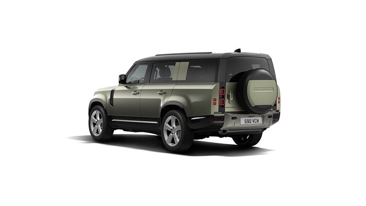 2025 Mới Land Rover Defender 130 Xanh lá Pangea P400 Xăng Hybrid điện nhẹ (MHEV) X-Dynamic SE