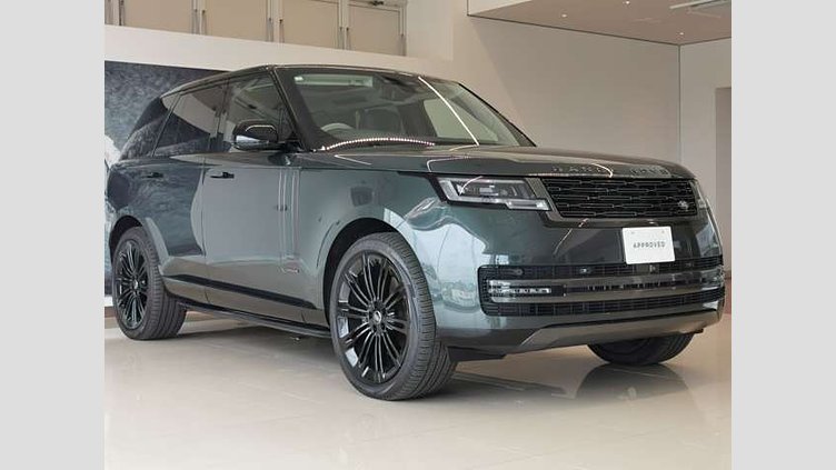 2024 認定中古車 Land Rover Range Rover ベルグレイヴィアグリーン D300 AWD MHEV（AT） スタンダードホイールベース Autobiography