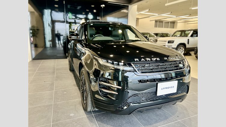 2025 認定中古車 Land Rover Range Rover Evoque サントリーニブラック プラグインハイブリッド（ガソリン） Standard Wheelbase DYNAMIC HSE