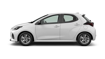 2025 Jauns Mazda 2 Hybrid Lunar White 1.5 Hybrid (116 ZS) Centre-line (2)