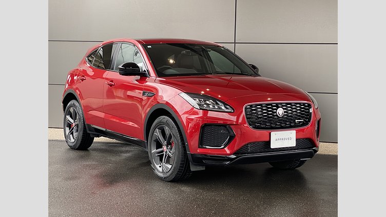 2023 認定中古車 Jaguar E-Pace フィレンツェレッド P300e AWD（オートマチック） R-DYNAMICブラックエディション
