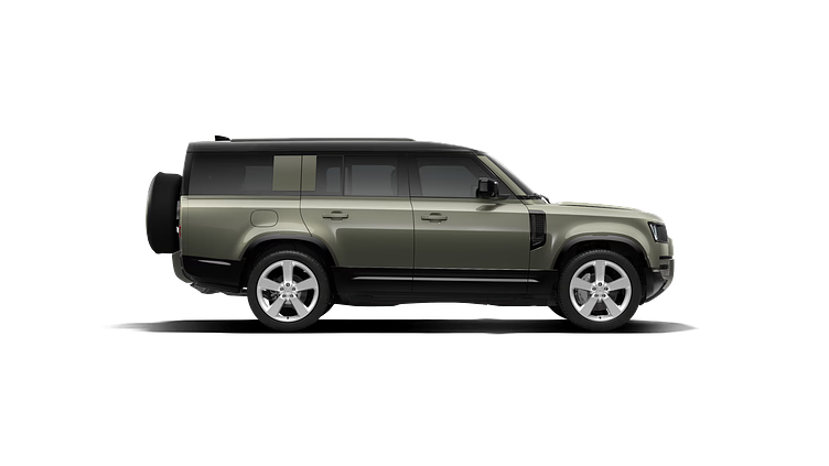 2025 Mới Land Rover Defender 130 Pangea green Động cơ xăng Ingenium MHEV 6 xy-lanh 3.0L tăng áp 400PS (hộp số tự động) AWD X-Dynamic SE