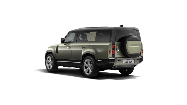 2025 Mới Land Rover Defender 130 Pangea green Động cơ xăng Ingenium MHEV 6 xy-lanh 3.0L tăng áp 400PS (hộp số tự động) AWD X-Dynamic SE