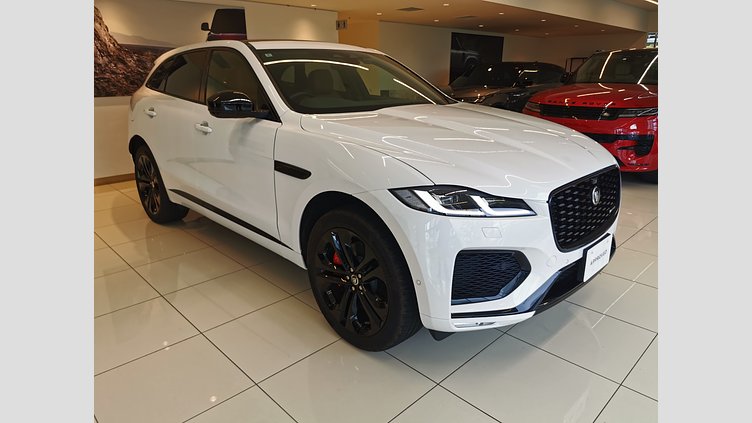2025 認定中古車 Jaguar F-Pace オストゥーニパールホワイト P400e ガソリン プラグインハイブリッド R-DYNAMIC SE