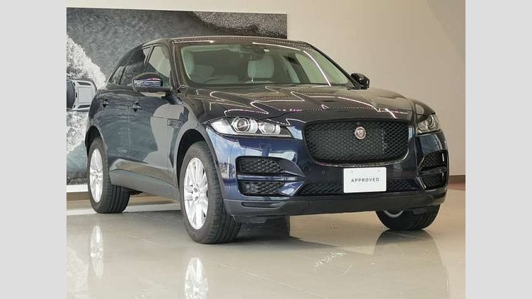 2020 認定中古車 Jaguar F-Pace Portofino Blue 2.0L I4 Pet Mid DOHC AJ200 プレステージ 2.0L P250