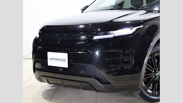 2024 認定中古車 Land Rover Range Rover Evoque サントリーニブラック D200マイルドハイブリッド（ディーゼル） スタンダードホイールベース DYNAMIC SE