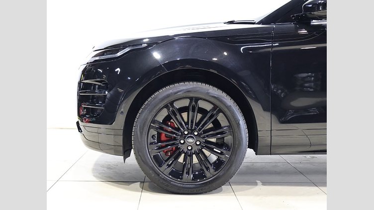 2024 認定中古車 Land Rover Range Rover Evoque サントリーニブラック D200マイルドハイブリッド（ディーゼル） スタンダードホイールベース DYNAMIC SE