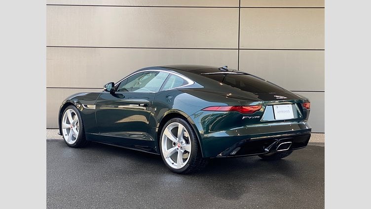 2023 認定中古車 Jaguar F-Type ブリティッシュレーシンググリーン P300 オートマチック 後輪駆動 F-TYPEクーペ R-DYNAMIC