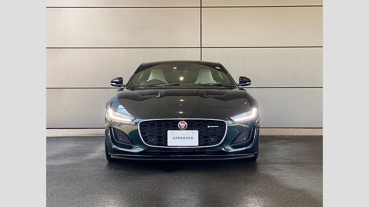 2023 認定中古車 Jaguar F-Type ブリティッシュレーシンググリーン P300 オートマチック 後輪駆動 F-TYPEクーペ R-DYNAMIC
