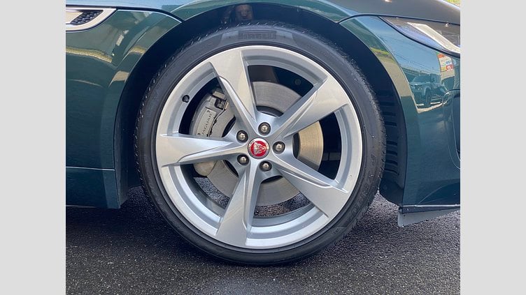 2023 認定中古車 Jaguar F-Type ブリティッシュレーシンググリーン P300 オートマチック 後輪駆動 F-TYPEクーペ R-DYNAMIC