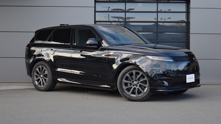 2023 認定中古車 Land Rover Range Rover Sport サントリーニブラック 3.0リッター6気筒300PSターボチャージドディーゼルMHEV（オートマチック） DYNAMIC S