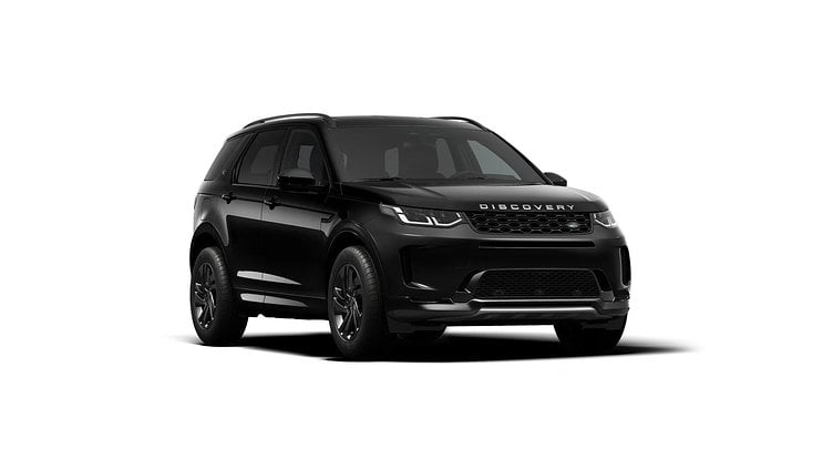 2025 Nowy Land Rover Discovery Sport Santorini Black D200 Standardowy rozstaw osi S