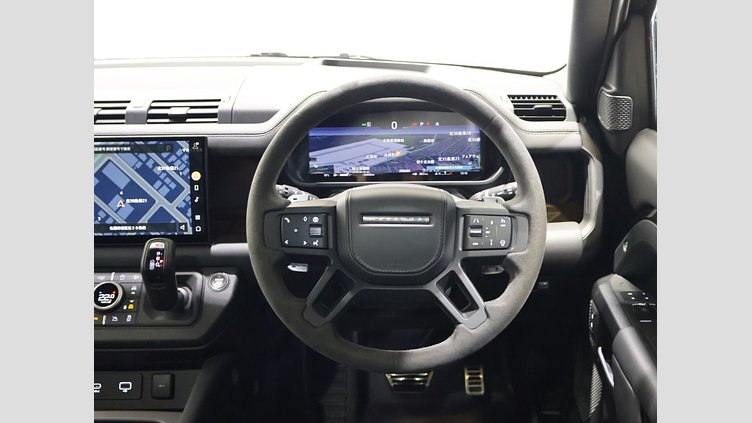 2024 認定中古車 Land Rover Defender 90 サントリーニブラック P525 AWD (AT) V8