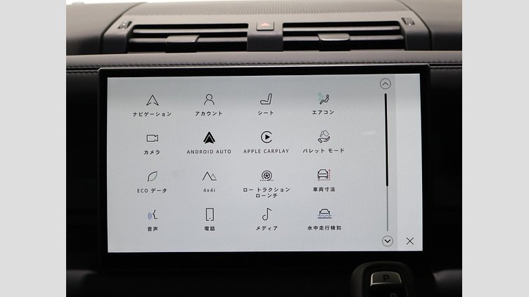 2024 認定中古車 Land Rover Defender 90 サントリーニブラック P525 AWD (AT) V8