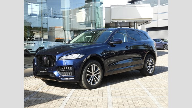 2020 認定中古車 Jaguar F-Pace Portofino Blue 2.0L I4 Pet Mid DOHC AJ200 P250 R-Sport