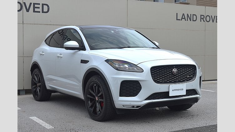 2020 認定中古車 Jaguar E-Pace ユーロンホワイト D180 オートマチック全輪駆動 CHEQUERED FLAG