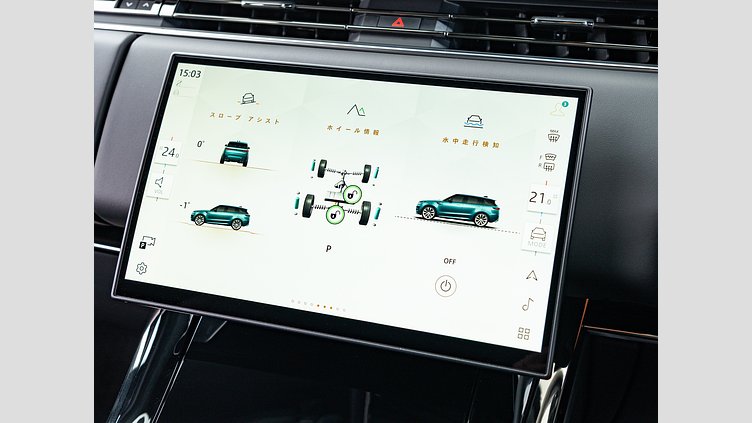 2025 認定中古車 Land Rover Range Rover Sport フジホワイト P550eプラグインハイブリッド（ガソリン） スタンダードホイールベース Dynamic SE