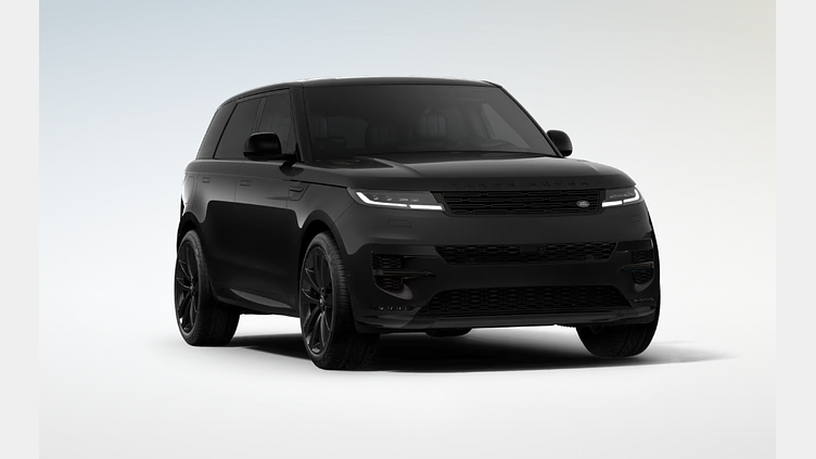 2025 SKLADOVÉ VOZIDLÁ Land Rover Range Rover Sport Čierna Santorini D300 MHEV AWD Automat Dynamic SE