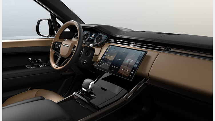 2025 SKLADOVÉ VOZIDLÁ Land Rover Range Rover Sport Čierna Santorini D300 MHEV AWD Automat Dynamic SE