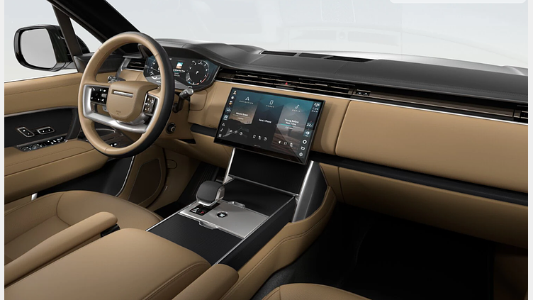2025 SKLADOVÉ VOZIDLÁ Land Rover Range Rover Čierna Santorini D350 MHEV AWD SWB HSE