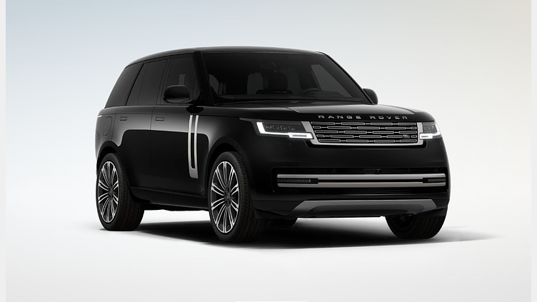 2025 SKLADOVÉ VOZIDLÁ Land Rover Range Rover Čierna Santorini D350 MHEV AWD SWB HSE