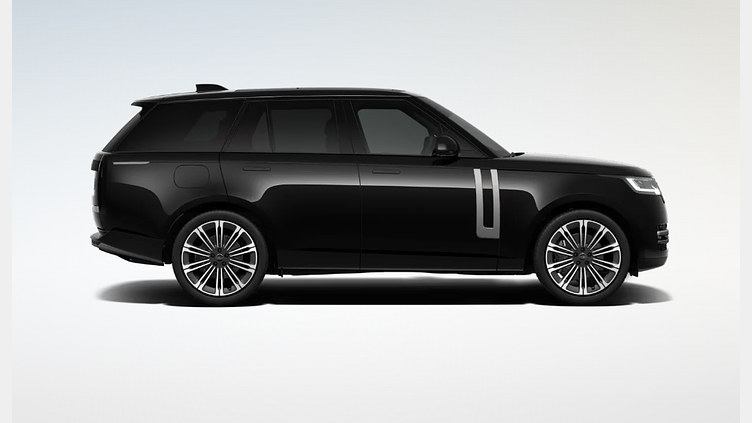 2025 SKLADOVÉ VOZIDLÁ Land Rover Range Rover Čierna Santorini D350 MHEV AWD SWB HSE