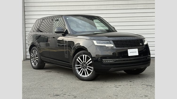 2024 認定中古車 Land Rover Range Rover サントリーニブラック D300 AWD MHEV（AT） スタンダードホイールベース SE