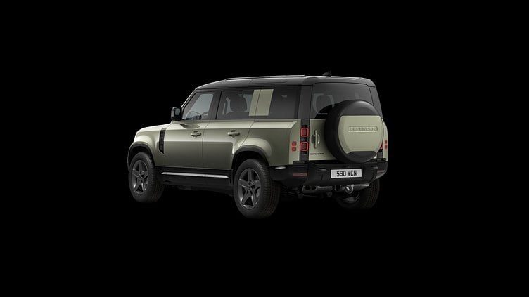 2025 SKLADOVÉ VOZIDLÁ Land Rover Defender 110 Pangea Green 3.0D MHEV 300PS  D300 MHEV X-Dynamic SE 