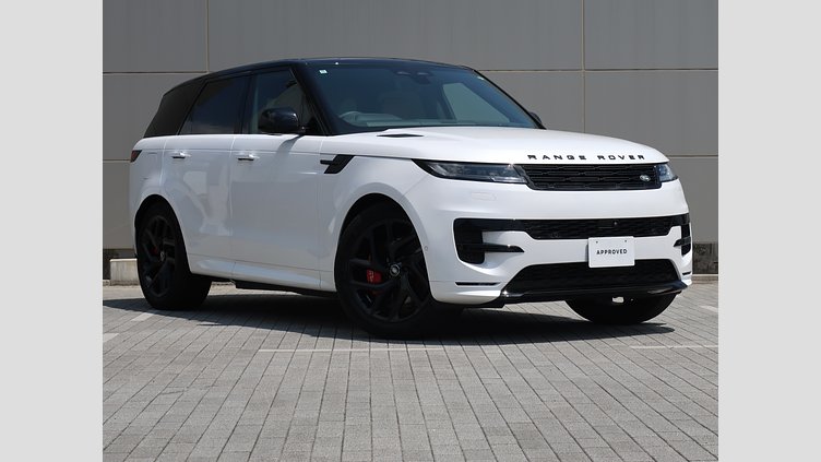 2025 認定中古車 Land Rover Range Rover Sport オストゥーニパールホワイト P550eプラグインハイブリッド（ガソリン） スタンダードホイールベース Dynamic SE