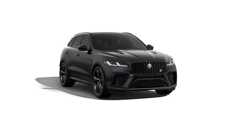 2025 New Jaguar F-Pace Ligurian Black in Satin finish P575 PETROL SVR 575 ULTIMATE EDITION
