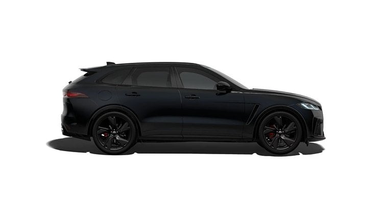 2025 New Jaguar F-Pace Ligurian Black in Satin finish P575 PETROL SVR 575 ULTIMATE EDITION