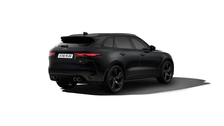 2025 New Jaguar F-Pace Ligurian Black in Satin finish P575 PETROL SVR 575 ULTIMATE EDITION