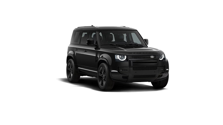 2025 New Land Rover Defender 110 Santorini Black P425 AWD Supercharged 110 X-Dynamic HSE 