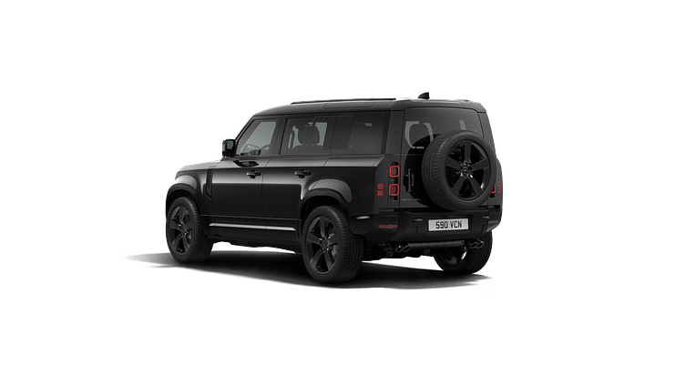 2025 New Land Rover Defender 110 Santorini Black P425 AWD Supercharged 110 X-Dynamic HSE 