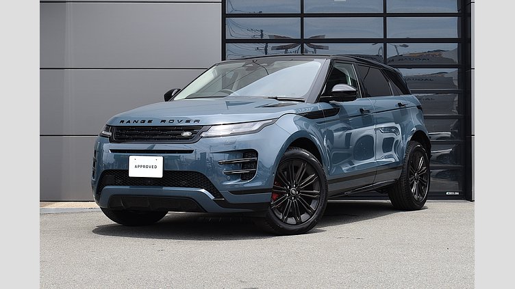 2024 認定中古車 Land Rover Range Rover Evoque トライベッカブルー D200マイルドハイブリッド（ディーゼル） Standard Wheelbase DYNAMIC SE