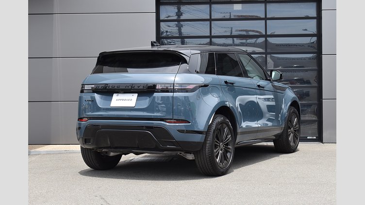 2024 認定中古車 Land Rover Range Rover Evoque トライベッカブルー D200マイルドハイブリッド（ディーゼル） Standard Wheelbase DYNAMIC SE
