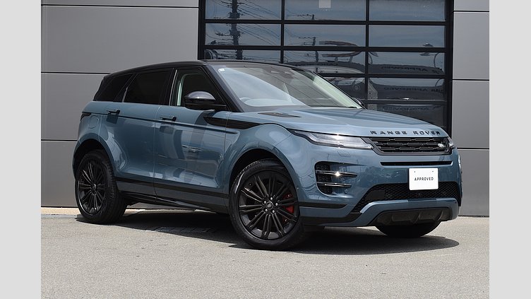 2024 認定中古車 Land Rover Range Rover Evoque トライベッカブルー D200マイルドハイブリッド（ディーゼル） Standard Wheelbase DYNAMIC SE