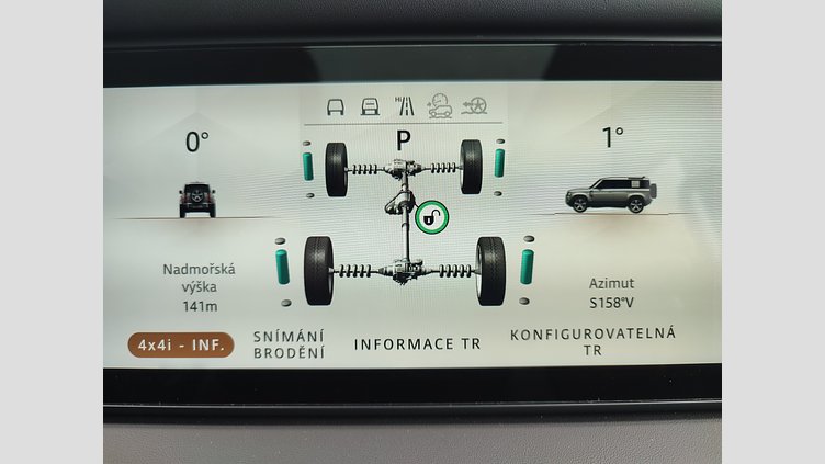2020 JAZDENÉ VOZIDLÁ Land Rover Defender 110 Santorini Black 4x4 110 3.0 I6 P400 MHEV HSE A/T AWD