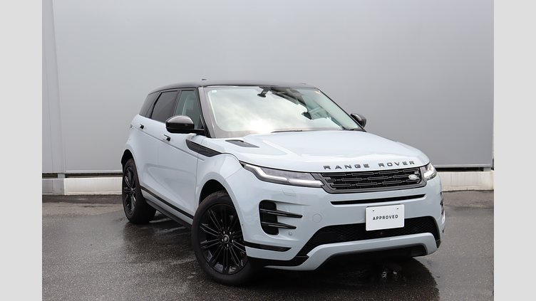 2024 認定中古車 Land Rover Range Rover Evoque アロイオスグレイ D200マイルドハイブリッド（ディーゼル） スタンダードホイールベース DYNAMIC SE