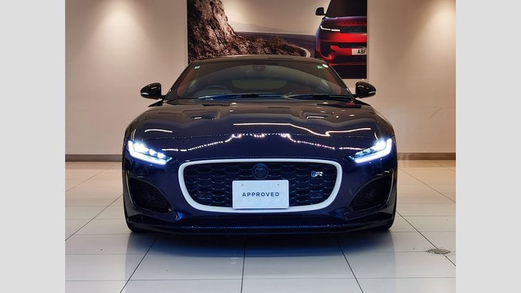 2024 認定中古車 Jaguar F-Type オウルトンブルー P575 オートマチック 全輪駆動 F-TYPEクーペ R75 ZPエディション