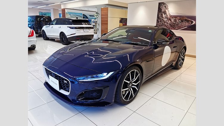 2024 認定中古車 Jaguar F-Type オウルトンブルー P575 オートマチック 全輪駆動 F-TYPEクーペ R75 ZPエディション